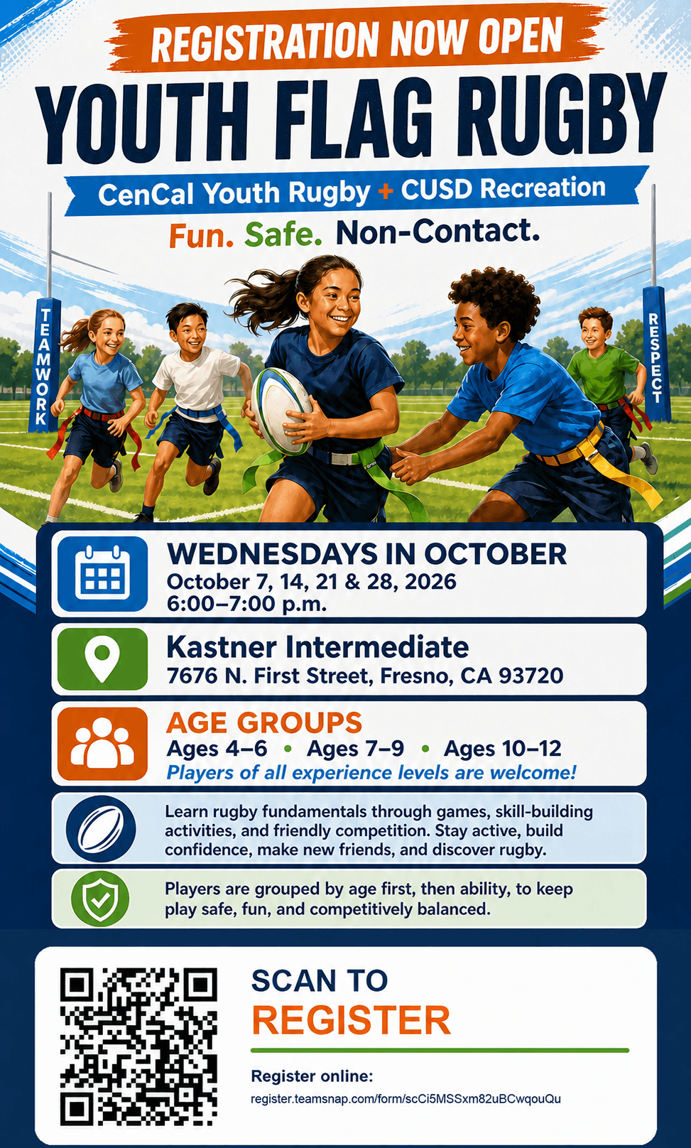 October Flag Rugby Sprint